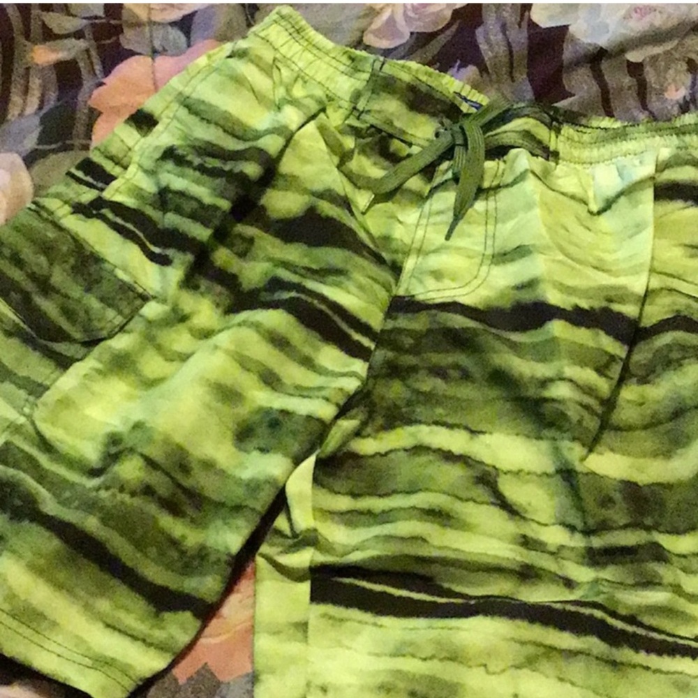 NBN Gear Green Camouflage Men's Swim Trunks